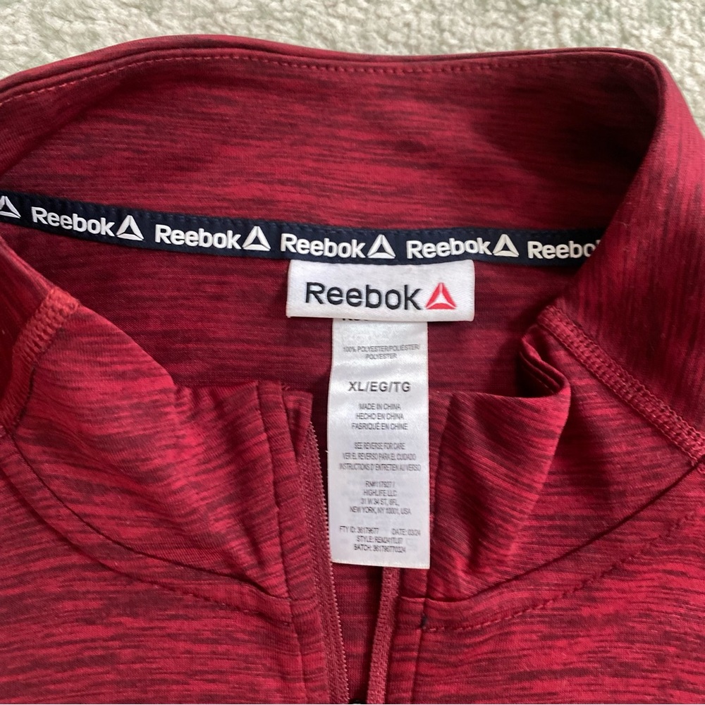 Red Reebok quarter zip - Picture 3 of 3